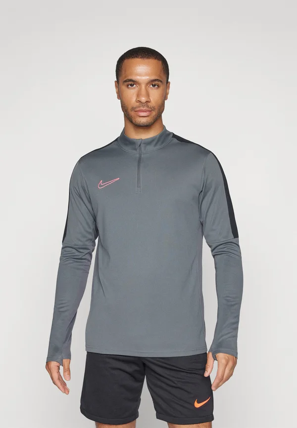 DRIL TOP - Langarmshirt - iron grey/black/sunset pulse