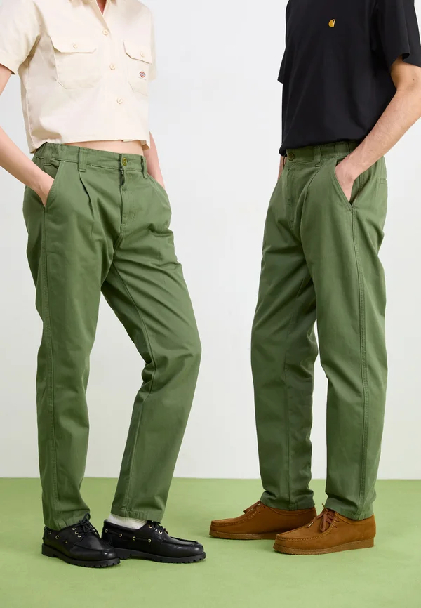 DRILL WAITER PANT UNISEX - Stoffhose - olive