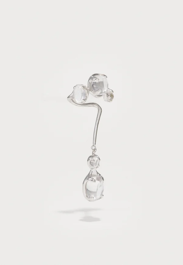 DRIP EAR CUFF UNISEX - Einzelner Ohrring - silver-coloured
