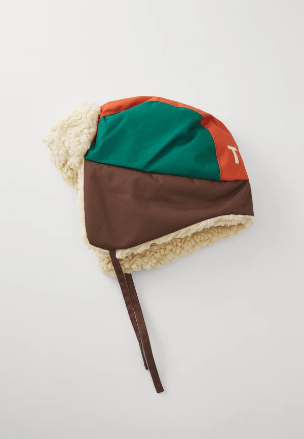 DROP COLOR BLOCK CHAPKA UNISEX - Mütze - light rust/dark brown