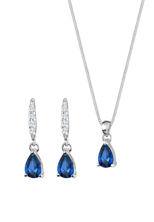 DROP ELEGANT SET - Ohrringe - Set 2tlg. - blau