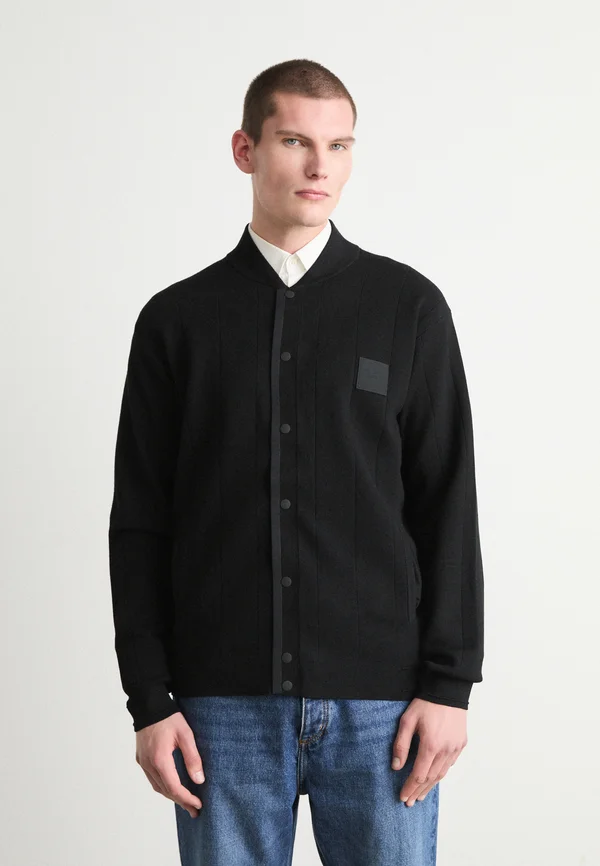 DROP NEEDLE - Strickjacke - black