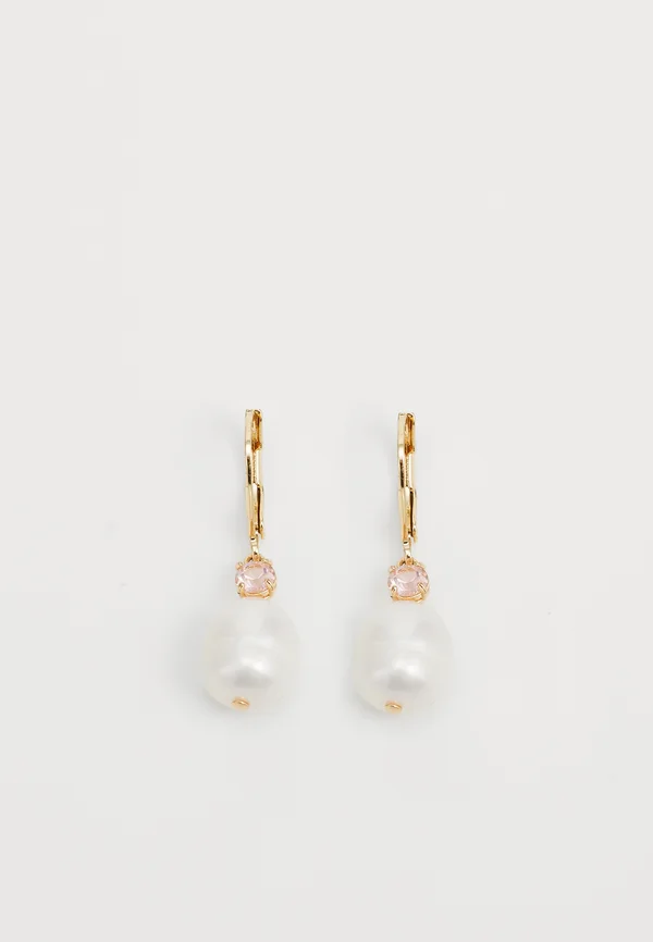 DROP  - Ohrringe - gold-coloured/white