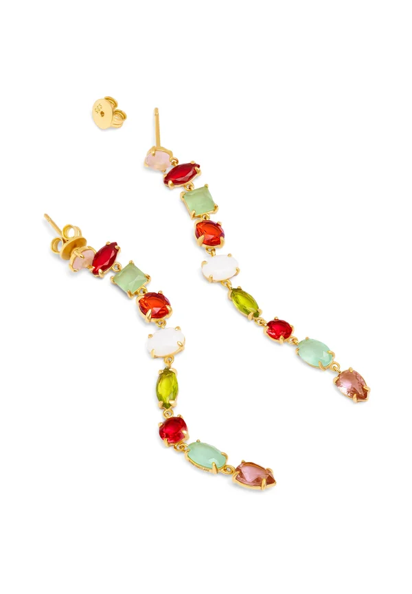 DROP ORCHID - Ohrringe - gold coloured