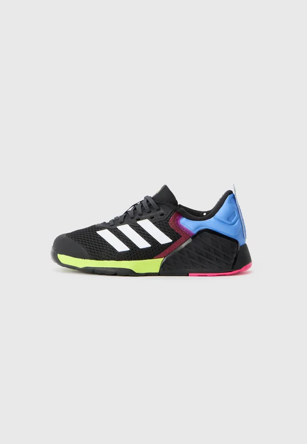 DROPSET 3 TRAINER UNISEX - Trainingsschuh - core black/cloud white/lucid lemon