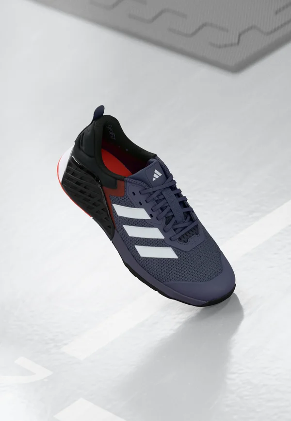 DROPSET 3 TRAINER UNISEX - Trainingsschuh - preloved violet/footwear white/easy coral