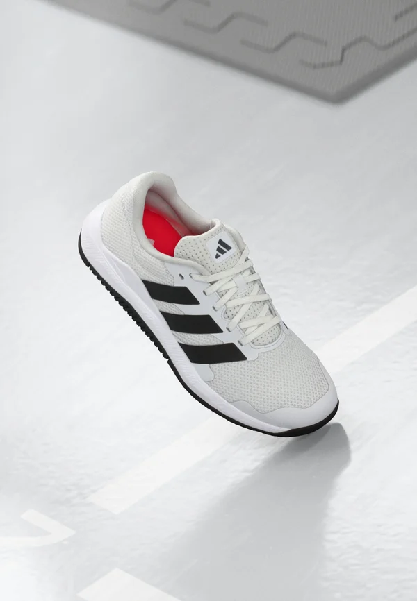 DROPSET BASE  - Trainingsschuh - footwear white/core black/lucid red