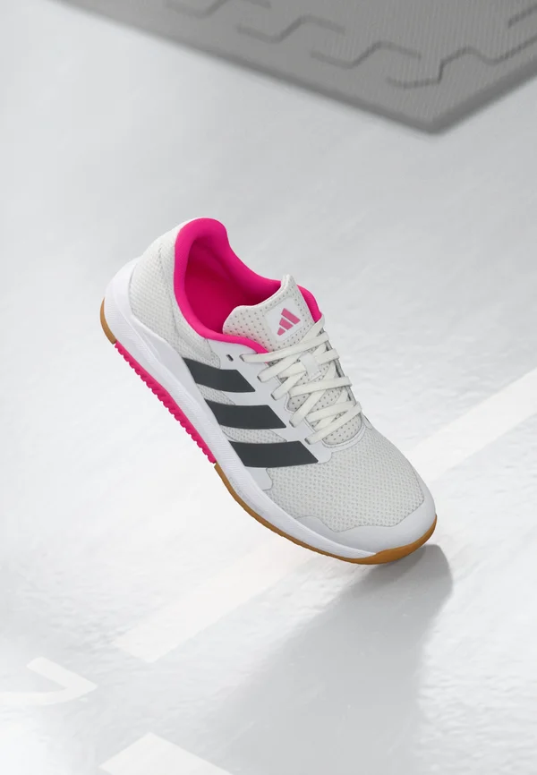 DROPSET BASE  - Trainingsschuh - footwear white/grey five/shock pink