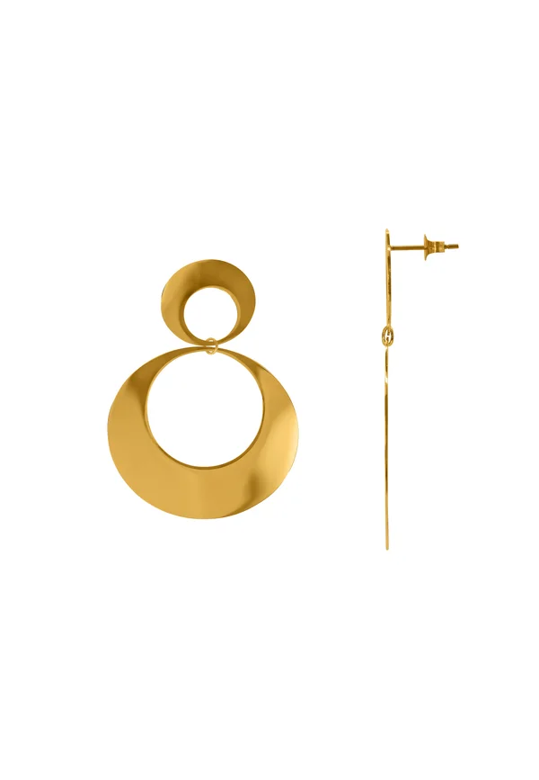 DRUSUS - Ohrringe - goldfarbend