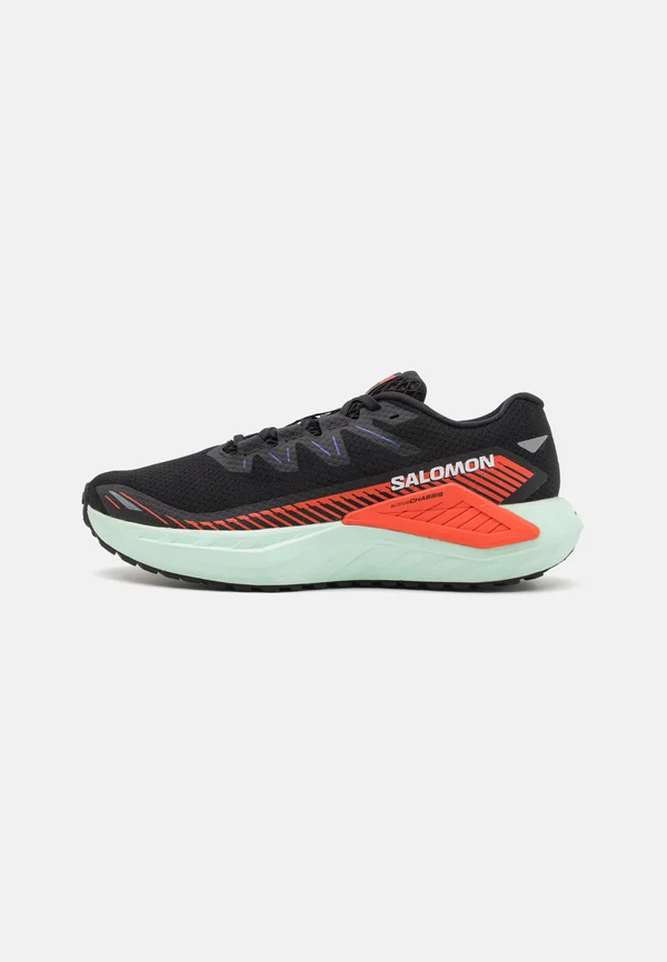 DRX DEFY GRVL - Laufschuh Trail - black/cherry tomato/bay