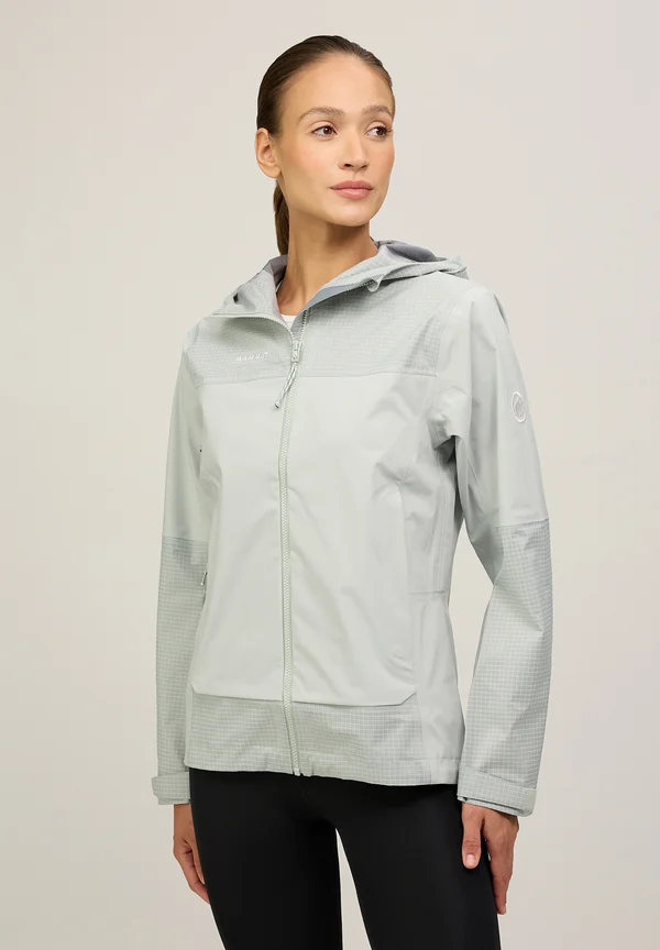 DUCAN GUIDE HS HOODED  - Hardshelljacke - silver sage