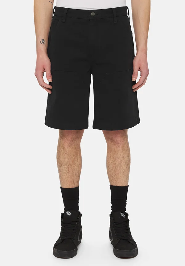 DUCK CHAP - Shorts - stone washed black
