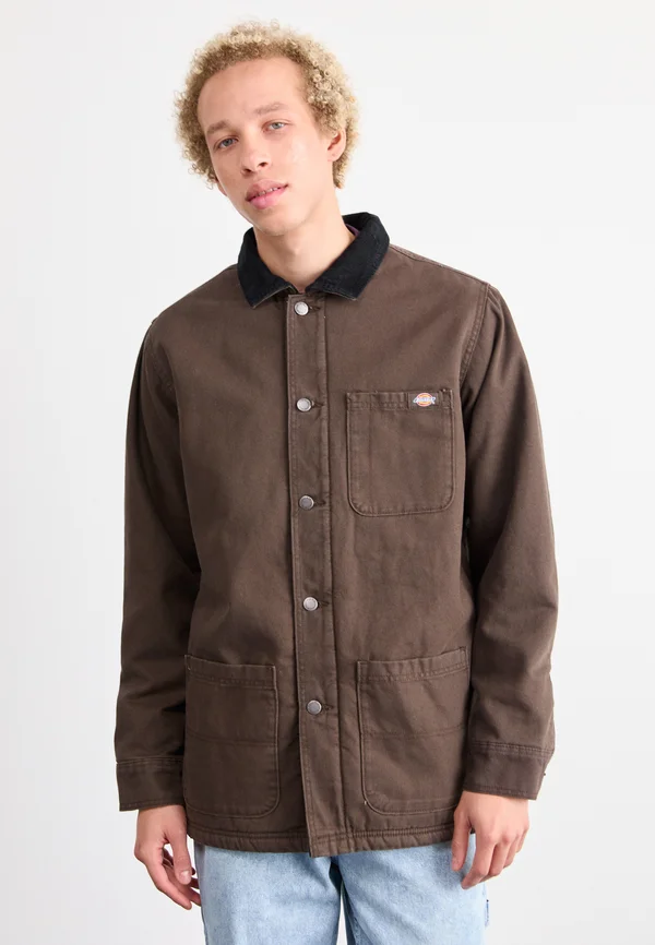 DUCK HIGH LINE CHORE - Übergangsjacke - dark brown