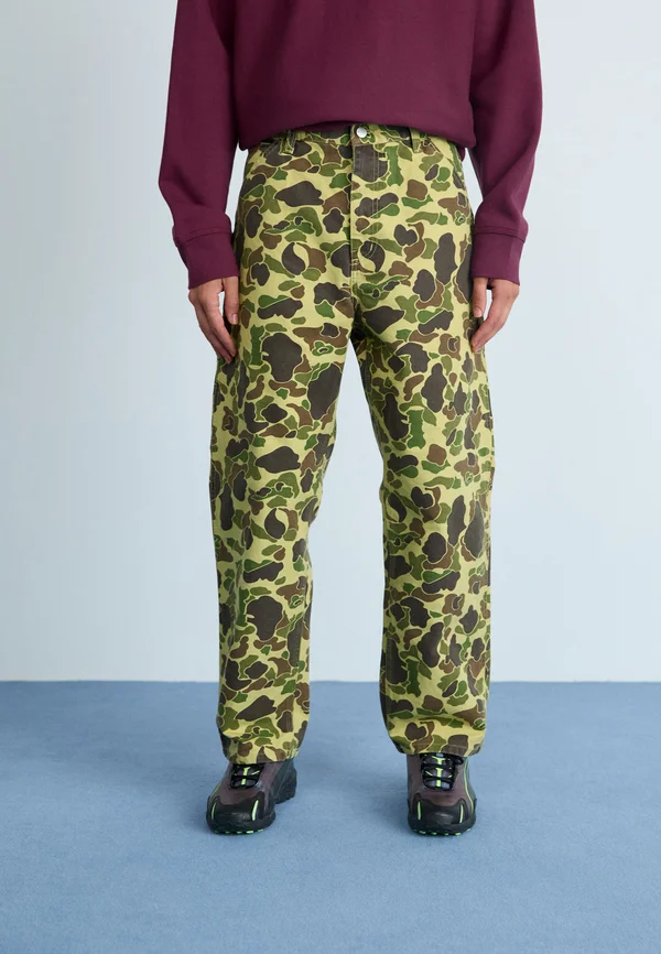 DUCK SINGLE KNEE PANT - Stoffhose - green