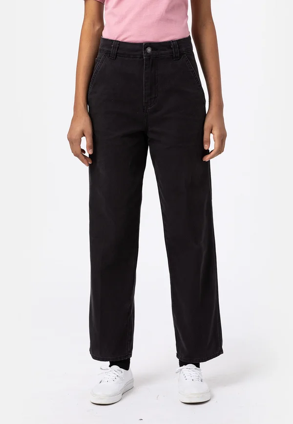 DUCK  - Stoffhose - stone washed black