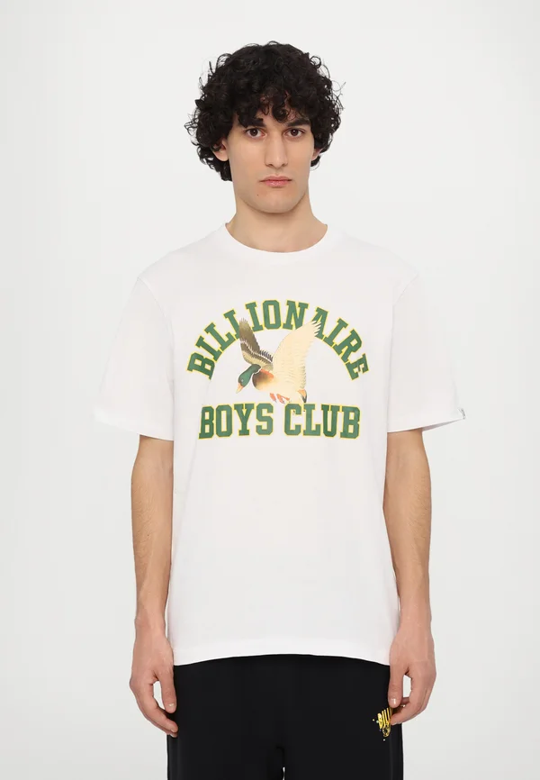 DUCK VARSITY - T-Shirt print - white