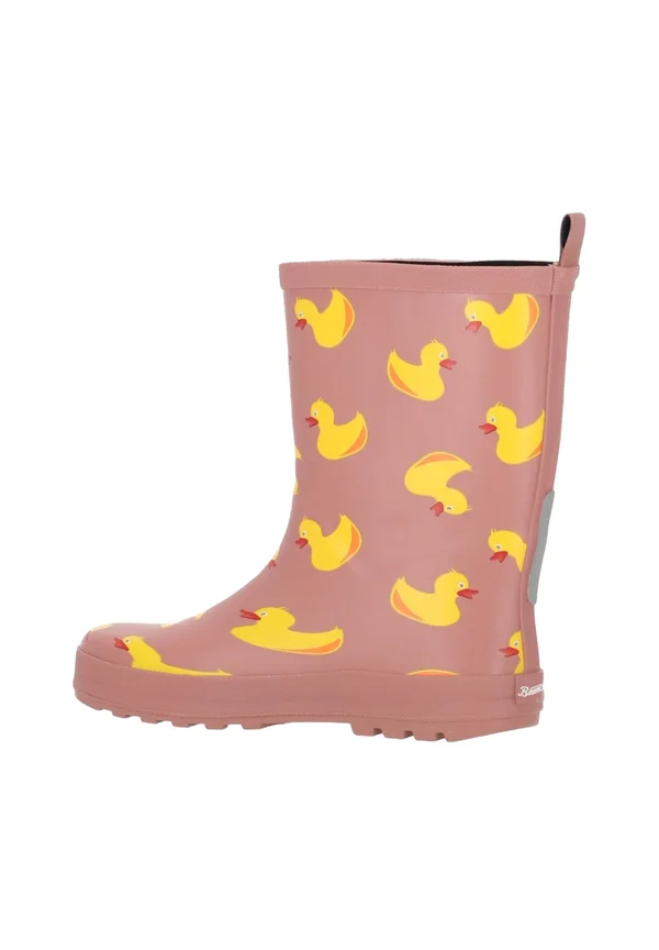 DUCKLING - Gummistiefel - dusty rose yellow duck