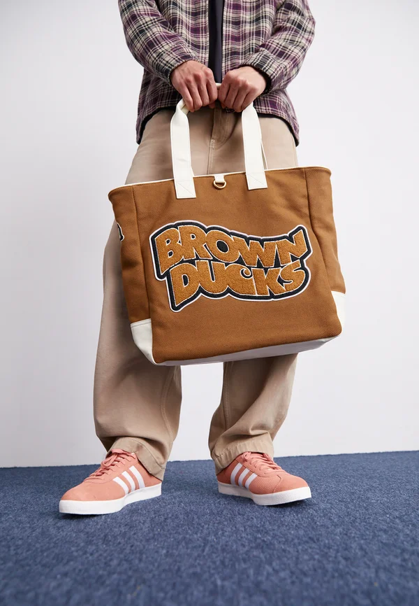 DUCKS TOTE UNISEX - Shopping Bag - hamilton brown/wax