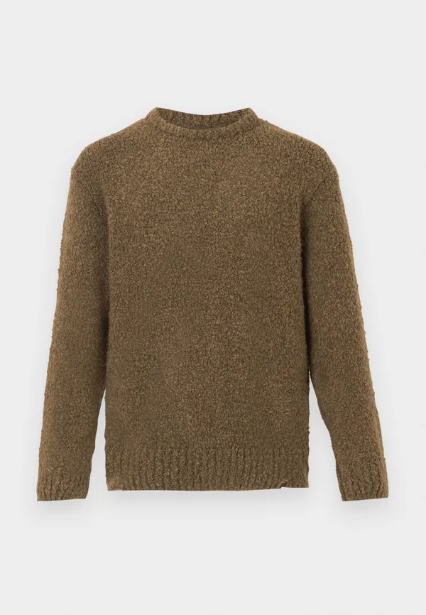 DUN TEXTURED SWEATER UNISEX - Strickpullover - brown