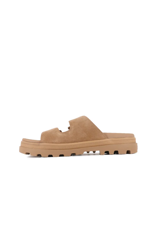 DUNELITE RIVIERA SDE - Pantolette flach - dear brown