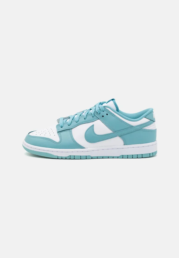 DUNK LOW RETRO - Sneaker low - white/denim turquoise