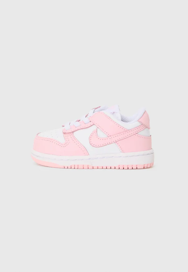 DUNK LOW UNISEX - Sneaker low - white/med soft pink/white