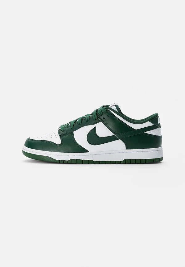 DUNK RETRO - Sneaker low - white/team green-white-total orange