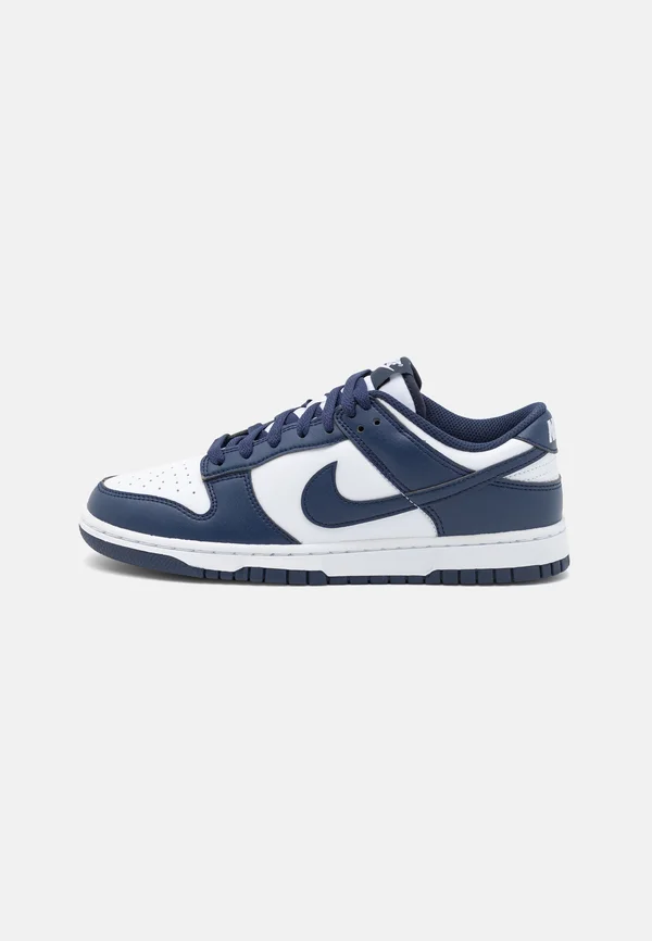DUNK RETRO UNISEX - Sneaker low - white/midnight navy