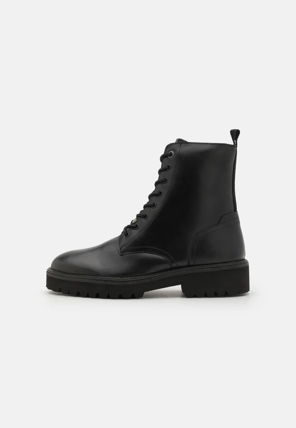 DURHAM COMBAT - Schnürstiefelette - black