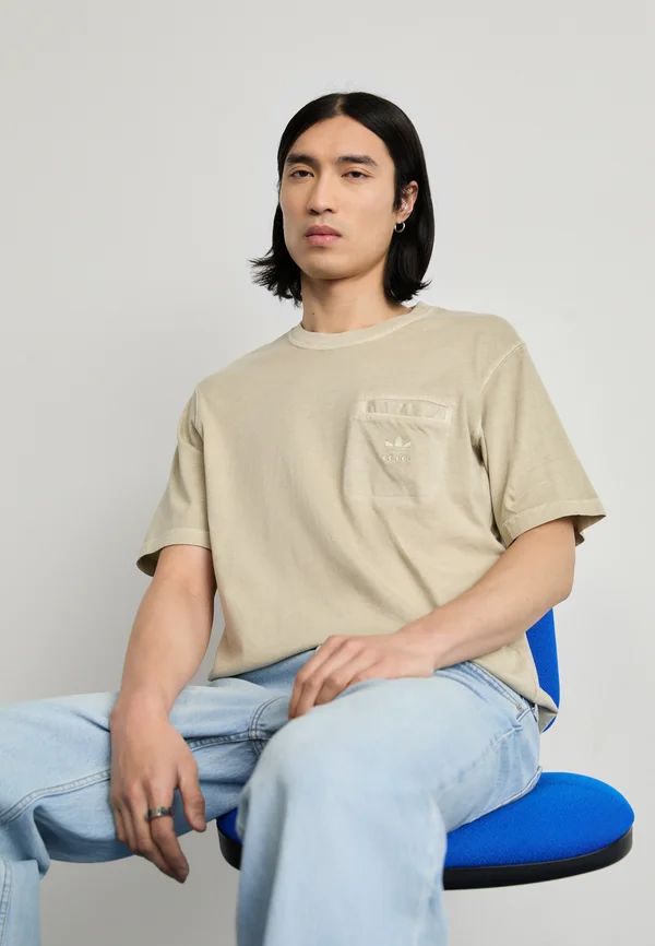DYE - T-Shirt basic - putty grey