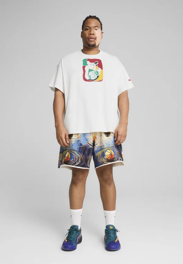 DYLAN EXHIBIT BASKETBALL - Sport T-Shirt - white