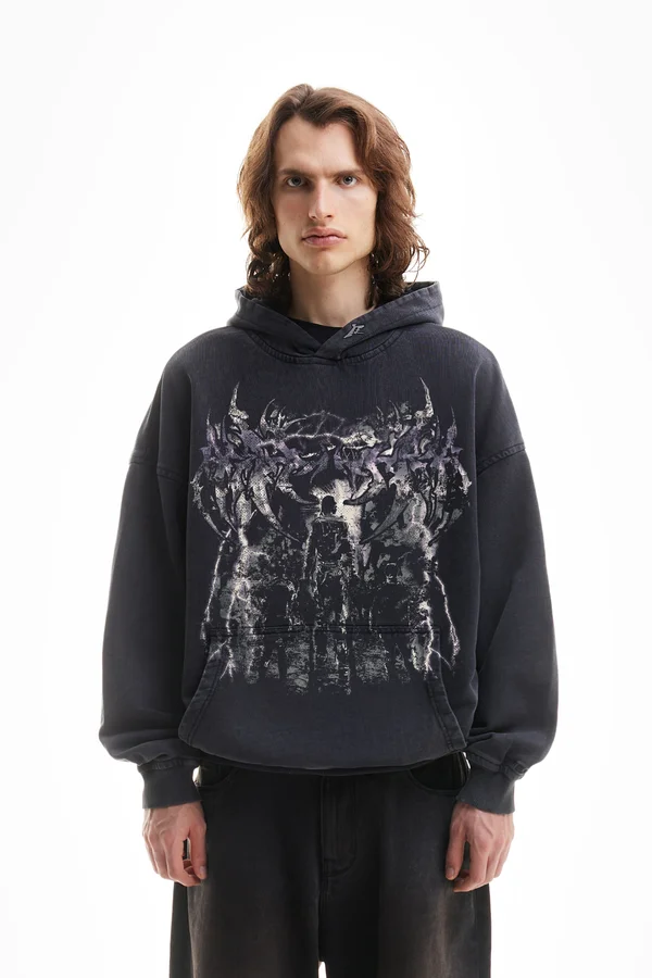 DYSTOPIA UNISEX - Sweatshirt - black washed
