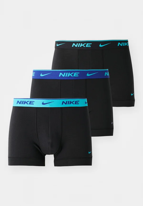E DAY TRUNK 3PK - Panties - black/light blue/dark green