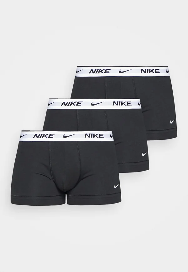 E DAY TRUNK 3PK - Panties - black/white