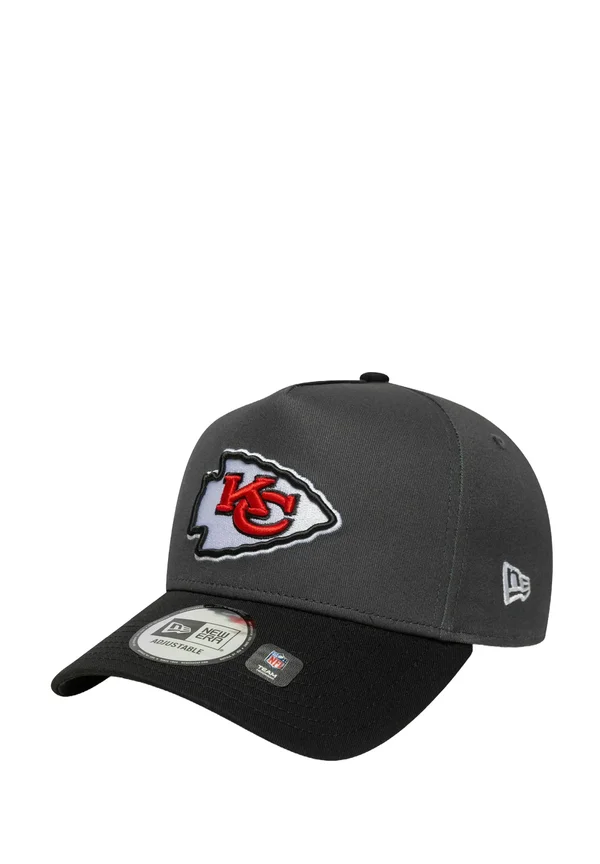 E-FRAME SNAPBACK - LABEL KANSAS CITY CHIEFS - Cap - charcoal
