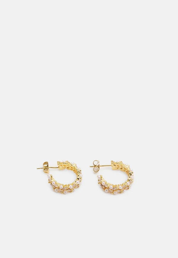 EARRING CAITRONA - Ohrringe - gold-coloured/white