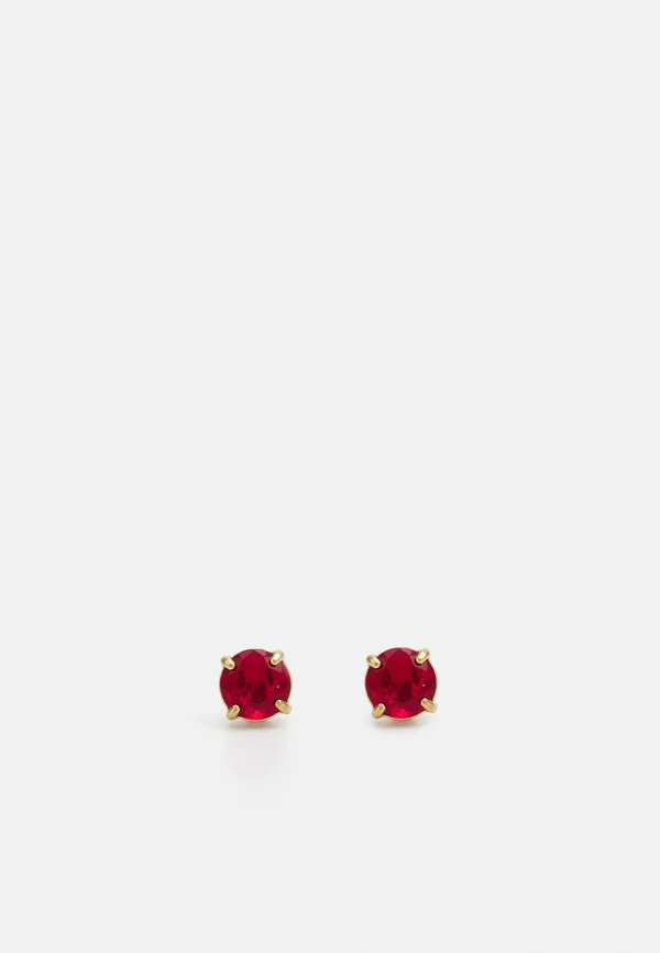 EARRINGS ESSENTIAL - Ohrringe - gold-coloured/fuchsia