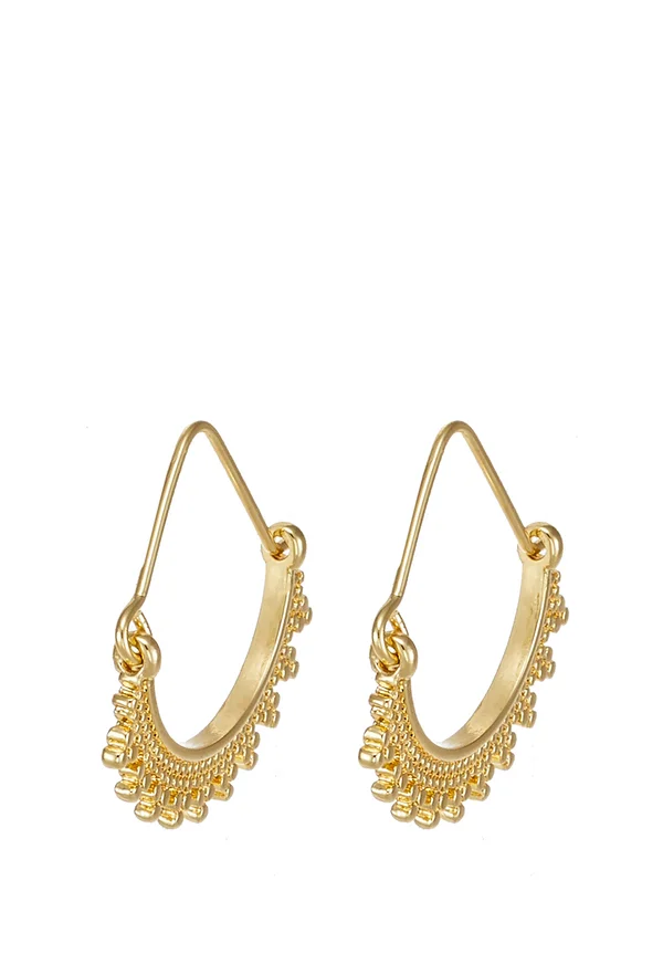 EARRINGS KIKU - Ohrringe - gold-coloured