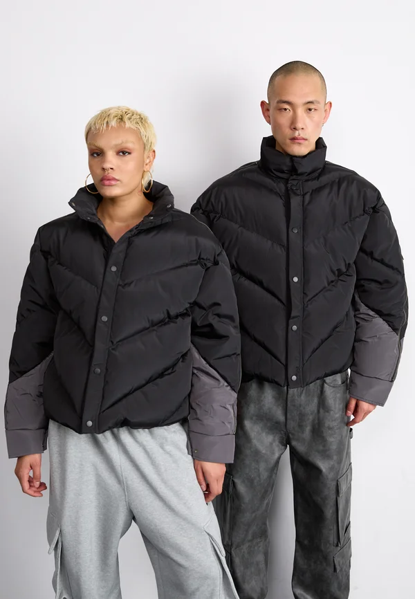 EARTH PUFFER JACKET UNISEX - Winterjacke - black/grey