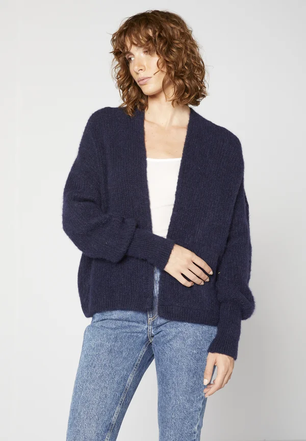 EAST - Strickjacke - navy chine