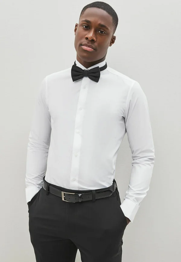 EASY CARE SINGLE CUFF - Businesshemd - white