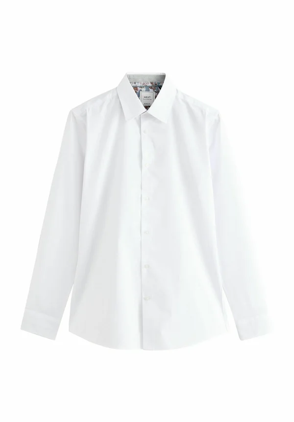 EASY CARE TEXTURED TRIMMED - Hemd - white