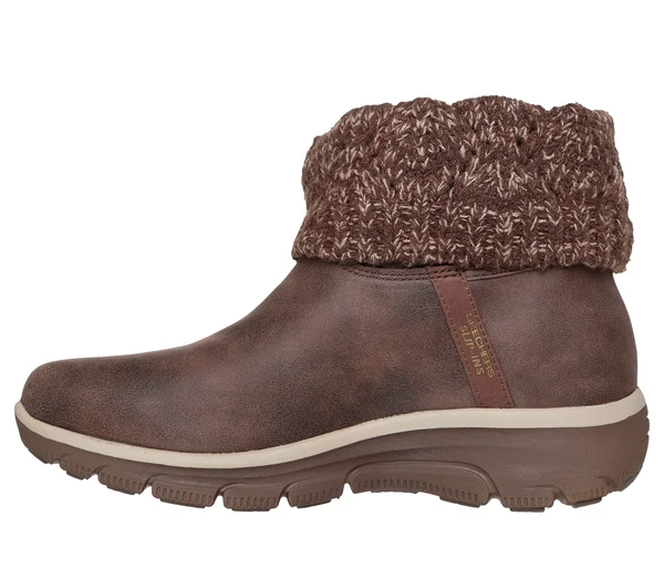 EASY GOING - Snowboot/Winterstiefel - chocolate microleather knit