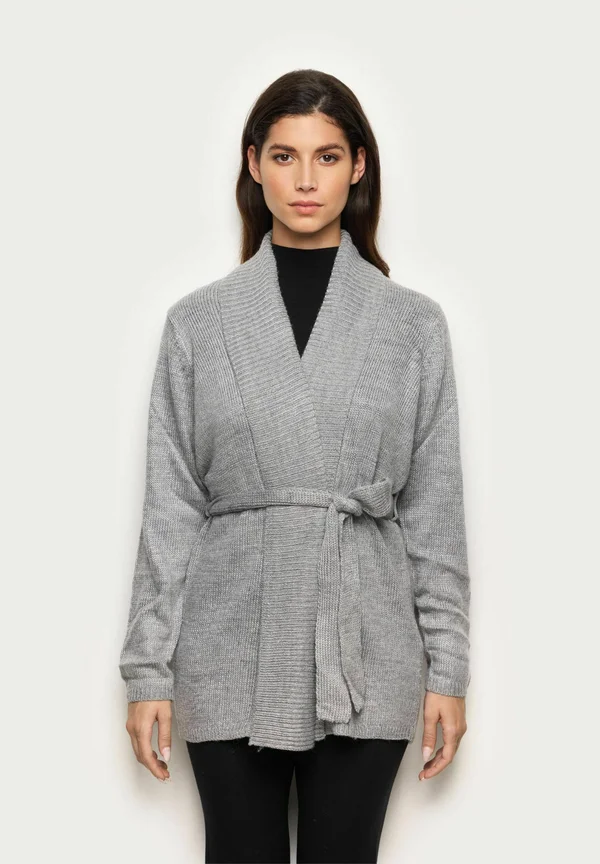 EASY LIVING - Strickjacke - grey plain