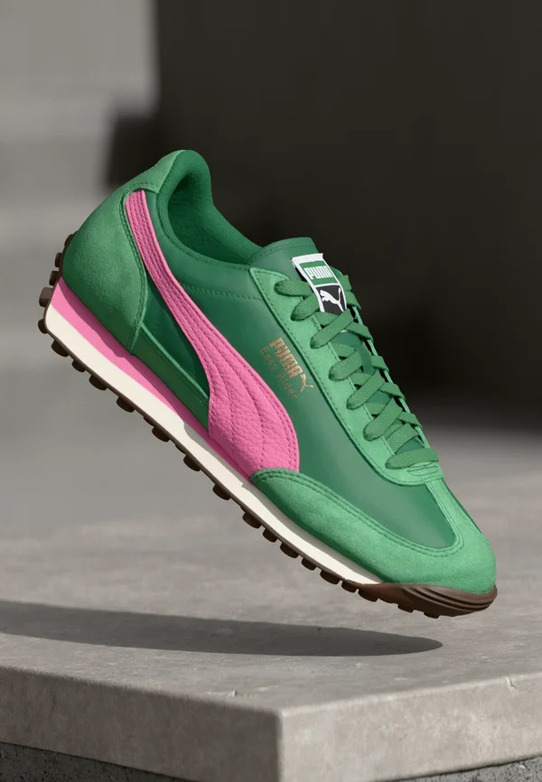 EASY RIDER VINTAGE UNISEX - Sneaker low - archive green poised pink