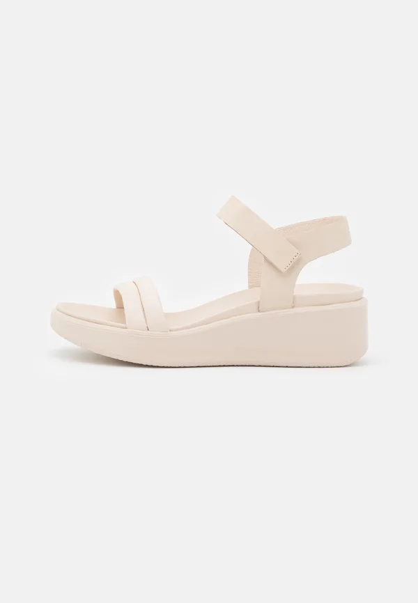 ECCO FLOWT WEDGE LX W - Plateausandalette - limestone