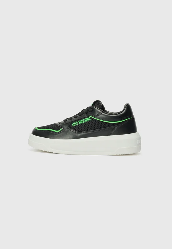 ECLIPSE - Sneaker low - black/light green
