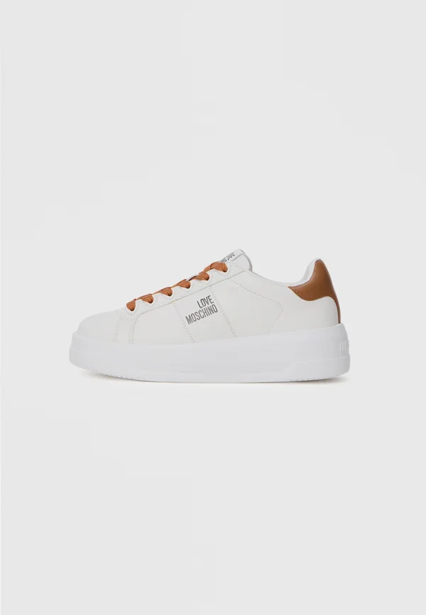 ECLIPSE - Sneaker low - white/cognac