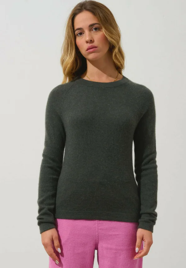 ECRIN - Strickpullover - mottled khaki