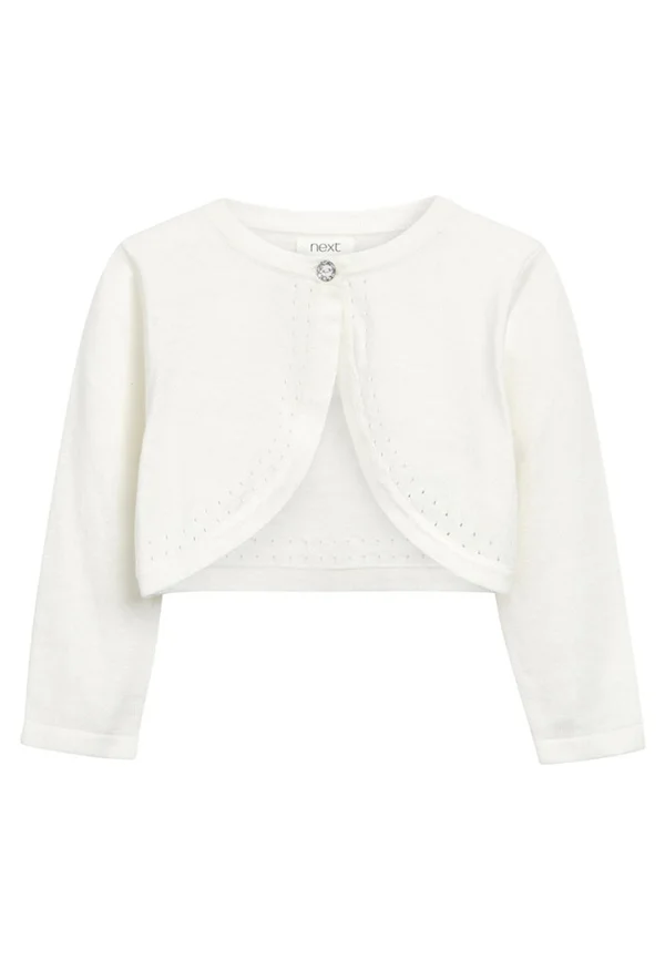 ECRU OCCASION SHRUG - Strickjacke - off-white